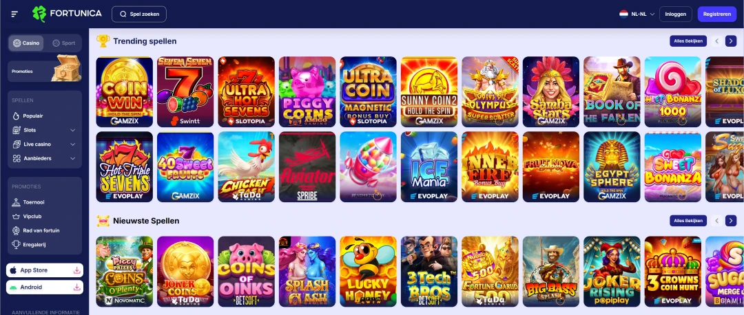 fortunica casino